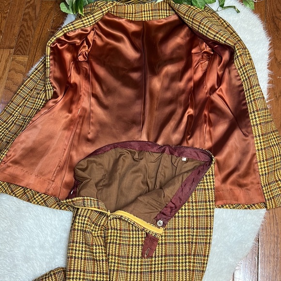 Vintage Plaid Tartan Knickers Riding Suit Blazer Set - Picture 10 of 15